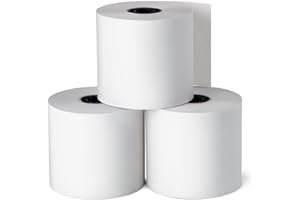 Staples Adding Machine, Register, and Calculator Rolls 2 1/4" x 130' 1-Ply, 12/Pack