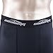 COOLOMG Youth Boys' Compression Leggings Sports Tights Basketball 3/4 Length Base Layer Pants Black M