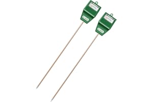 Soil Moisture Meter, 2 Pack Long Probe Soil Tester Hygrometer for Houseplants - Dr.meter Plant Water Gauge Meter for Garden L