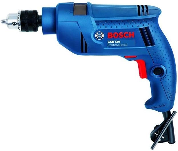 Professional Bosch GSB 501 500Watt Impact Drill Machine (Blue) Amazon