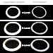 Leadpo l180 Upgraded Version Leadpo Selfie Ring Light 3-Level Brightness 36 LED for iPhone Samsung Galaxy Sony, Motorola and Other Smart Phones, Clips On Night Ring Fill Light, White