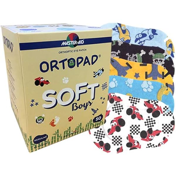 Amazon Com Ortopad Soft Bamboo Boys Eye Patches Medium