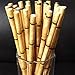Kicko Bamboo Paper Straws - Pack of 24-7.75 Inch Biodegradable Drinking Straws - Eco-Friendly - for Party Favors