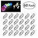 LEORX 30 LED Party Lights for Paper Lanterns Balloons Floral Party Decoration, Waterproof,Warm White (60 Pcs)