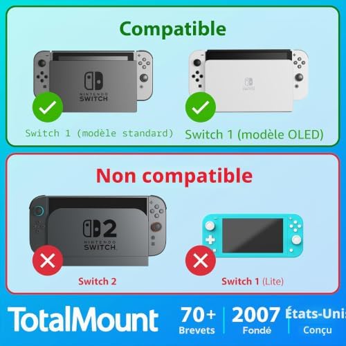 Support mural pour Nintendo Switch