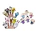 GBSELL 16PC Story Finger Puppets 10 Animals 6 People Family Members Educational Toy