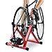 8 Levels Magnetic Resistance Indoor Bike Trainer,Fits 27-29inch 700c Bicycle Exercise Trainer Stand w Front Wheel Block and Quick Release Skewer
