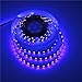 16.4FT 3528SMD 300LED UV Strip Light Blacklight Christmas Ultraviolet Light Kitchen Decor Light TV Backlight Waterproof Night Fishing Light DC12V