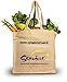 World's first 100% Compostable & Reusable shopping bag- Organic grocery bag (3-PACK) Eco-Friendly, Large & Heavy Duty by STARDUST