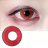 KFIAQ 5 Colors Eyes Color Contacts Lens Eyes Cosmetic Makeup Eye Shadow (red)