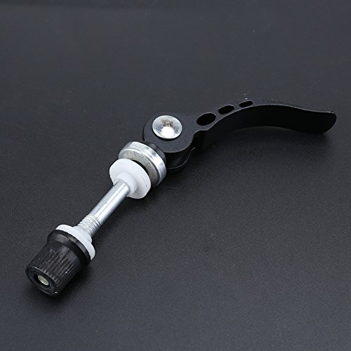 Vanpower Alloy Quick Release Bike Seat Post Clamp Seatpost Skewer Bolt (Black)