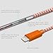 iPhone 6S Charger, 3 Pack Lightning Cable, 6 Ft F-color™ Braided Apple Certified Lightning iPhone Charger for iPhone 6S 6 Plus 5S 5S 5 iPad Air 3 Mini 4 iPad Pro iPod Touch 5 Orange Green Blue