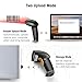 TaoTronics Bluetooth Wireless Barcode Scanner Supports Windows, Android, iOS, Mac OS and Works with iPad, iPhone, Android Phones, Tablets or ComputersOptional, Long-RangeOptional, Long-Range