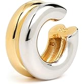 Martha Calvo Women's Two Tone Double Ear Cuff