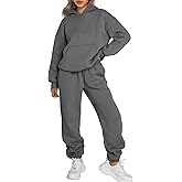 Trendy Queen Sweatsuits Women 2 Piece Outfit Two Piece Lounge Sets Hoodies and Sweatpants Fall Fashion Clothes 2026 Tracksuit