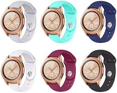 QINICHEN 20mm Smart Watch Bands Compatible for Samsung Galaxy Watch Bands 42mm/Galaxy Watch Active Bands 40mm
