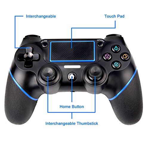 SADES C200 Wireless Controller Gamepad for PS4 Playstation 4