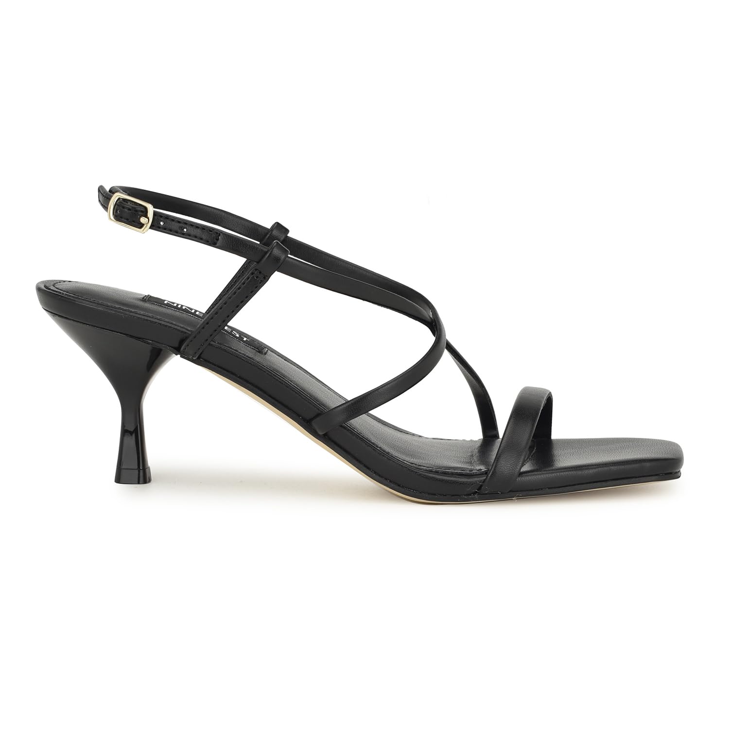 Nine West Women’s Haya3 Heeled Sandal, Black 001, 8.5