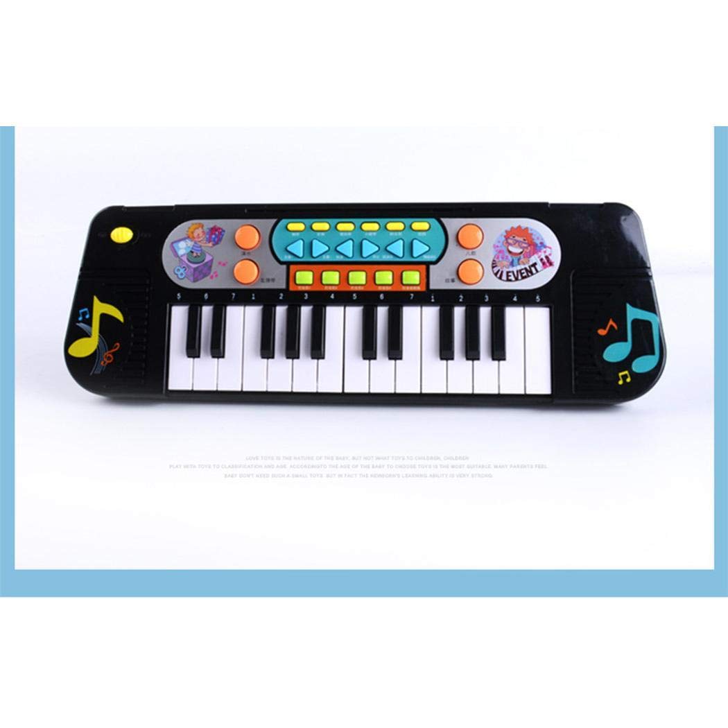 kirken Kids Children 37-Key Electronic Organ Toys Musical Instrument Piano Toy Pianos Keyboards Toy Gift