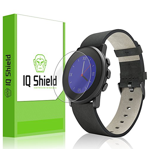 Pebble Time Round 20mm Screen Protector, IQ Shield LiQuidSkin (6-Pack) Full Coverage Screen Protector for Pebble Time Round 20mm HD Clear Anti-Bubble Film - with Pebble Time Round 20mm Screen Protector, IQ Shield LiQuidSkin (6-Pack) Full Coverage Screen Protector for Pebble Time Round 20mm HD Clear Anti-Bubble Film - with