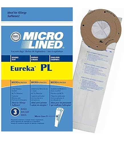 12-Pack Eureka / Electrolux Style PL Upright Vacuum Bags - Fits Bagged Upright Vacuums 4 thumbnail image
