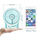 OPOLAR Portable Travel Battery Operated Fan with 4-15 Hours Battery Life, Rechargeable 3 Speeds Handheld Mini Fan with Powerful Airflow for Camp and Outdoor Events, USB Powered, Quiet, for Hot Flashes