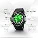 Aposon Men's Digital Sports Watch, Military Army Electronic Watches Running 50M 5 ATM Waterproof Sports LED Wristwatch Water Resistant with Stopwatch -Green