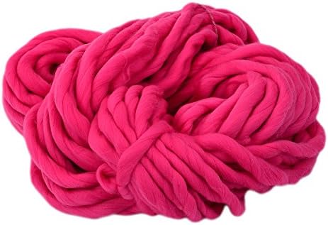 JoyStreet Super Chunky Yarn Soft Wool Roving Bulky Spinning for DIY Knitting Crochet
