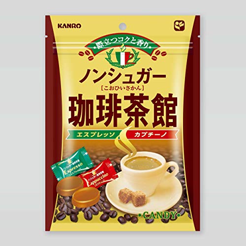 Kanro Non Sugar Coffee Chakan 2.53oz/72g (3 Pack)