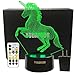 YODAFOOR Unicorn Night Light, 3D Illusion Lamp for Kids, Multicolor Changing with Timing Remote control, Toy Unicorn Birthday Christmas Gifts for Girls Boys Women, Bedroom Unicorn Theme Decor