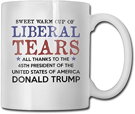 Hasdon-Hill Liberal Tears Mug - 45th President Inauguration Of USA Novelty Gift - Best Funny Cup For Proud Conservative Republican Americans,11oz Liberal Tears Coffee Teacup Mug