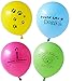 Partybrations Pawsome Puppy Themed Birthday Party Decorations Colorful Latex Balloons