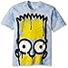 Liquid Blue Men's El Barto T-Shirt, Tie Dye, Small