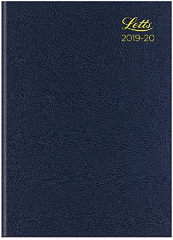Letts A5 Standard Academic Diary 2019-2020 Week-to-View - Blue