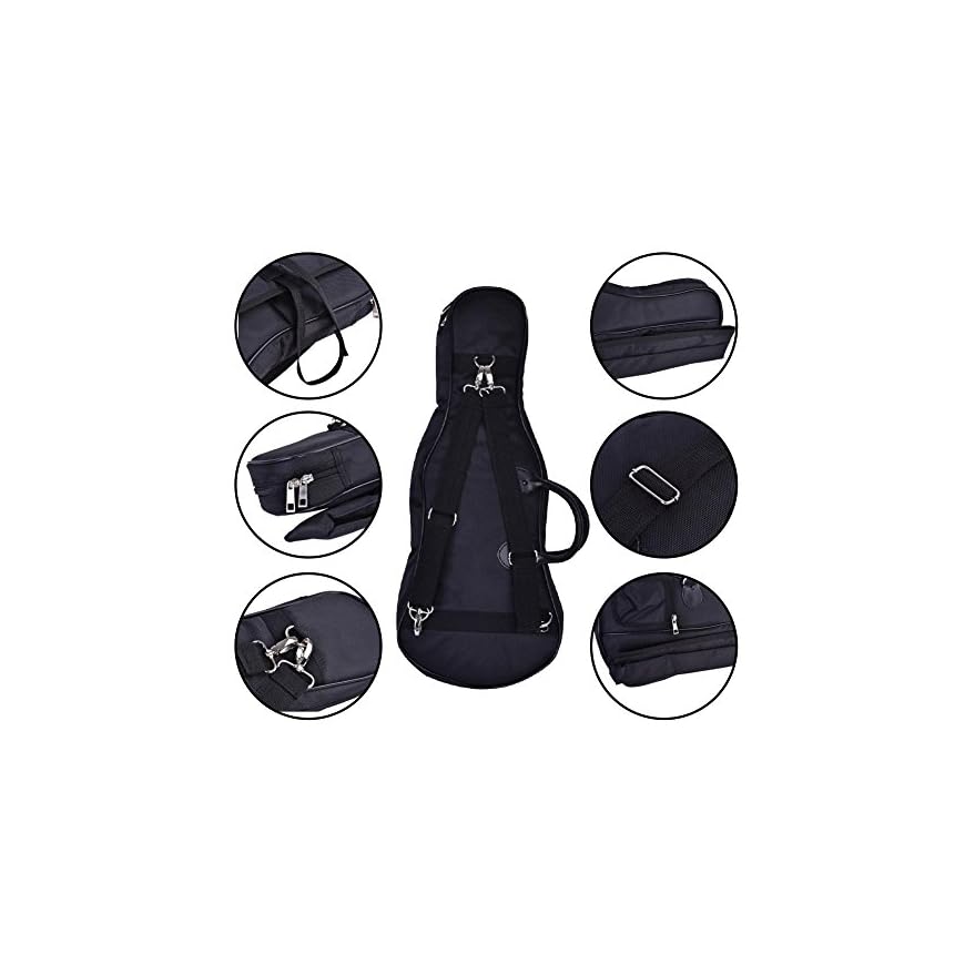 Violin Case Bag Backpack, Professional Portable Violins Soft Case Box