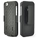 NageBee Slim Hard Shell Holster with Locking Belt Clip for Apple iPhone 5C, Black