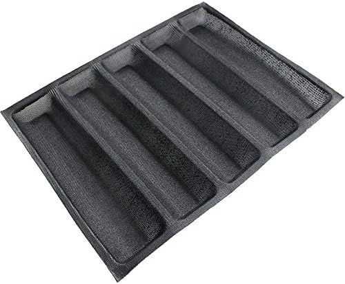 1 piece Silicone Form 5 indents Silform/Bread Mould Silform Fiber Glass Baking Form Flexipan Food Grade (00358)