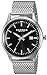 Akribos XXIV Men's AK901SSB Black Dial Silver-Tone Quartz Stainless Steel Mesh Bracelet Watch