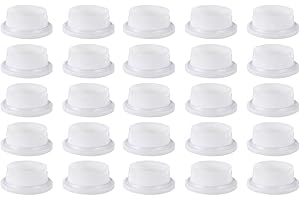 TEHAUX 20pcs Bung Cap 59mm Thread Caps Plastic Gasket Barrel Plastic Drum Bung s Drum Lid Poly Buttress Replacement