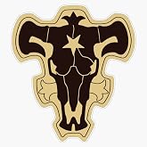 Black Clover - Black Bull Crest Bumper Sticker Vinyl Decal 5"