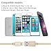 Lightning Cable, GEENKER 10ft/3M Nylon Braided 8pin Charging Cable Extra Long USB Cord for iphone 7, 7plus, se, 6s, 6s plus, 6plus, 6,5s 5c 5,iPad Mini, Air,iPad5,iPod on iOS9 - Gold