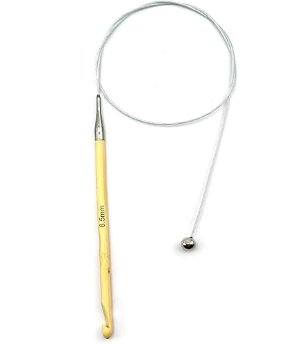 Amazon.com: ChiaoGoo 5132-J 32-Inch Flexible Tunisian Hooks, J10/6mm