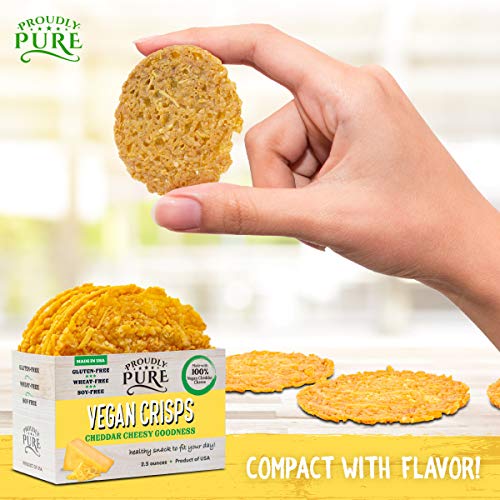 Proudly Pure Parmesan Cheese Crisps Keto Snacks Zero Carb Crunchy