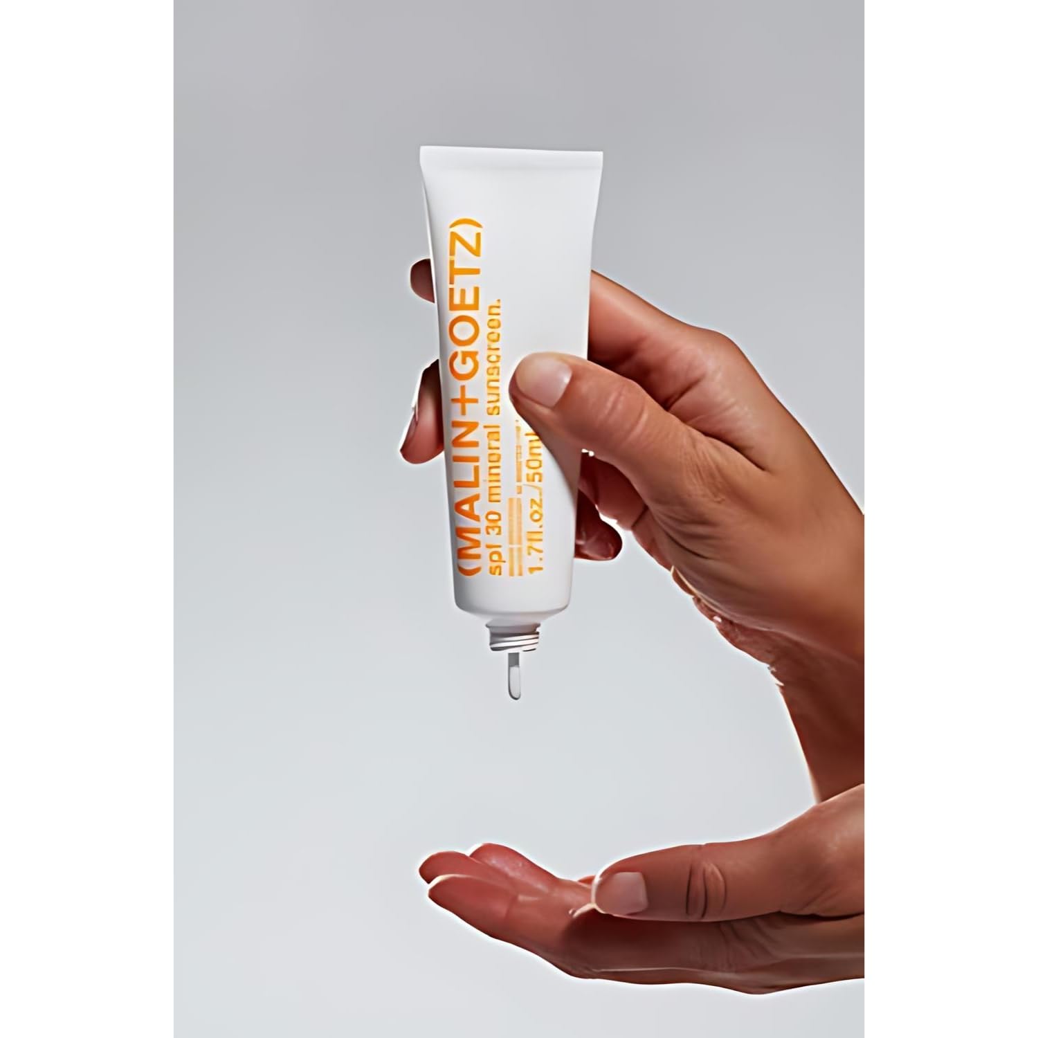 Malin + Goetz SPF 30 Mineral Sunscreen, 1.7 fl. oz. – Hydrating Mineral Sunscreen for Anti-Aging, Moisturizing, Face & Body, Lightweight Lotion with SPF