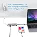 USB C Hub Ueznirn 6 in 1 USB Type c Hub Adapter with 4K HDMI Port, USB-C PD port, 2 USB 3.0 Ports and SD/TF Card Reader for Macbook Pro, Chromebook, USB Flash Drives and More USB C Devices