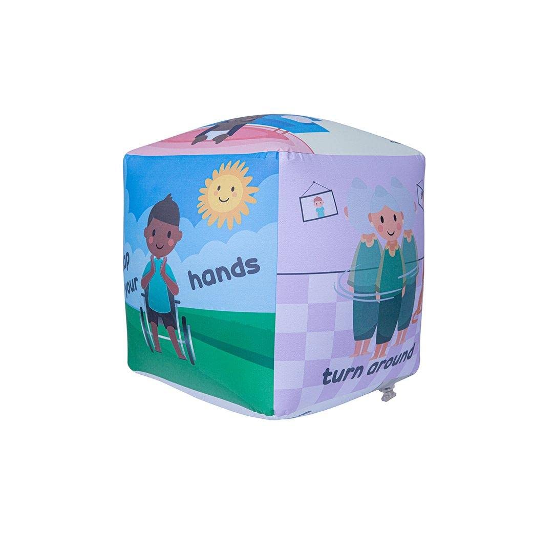 If You're Happy and You Know It' by Fabula Toys: Nursery Rhyme | Promotes Motor Skills, Language Development, and Diversity Awareness | Ages 0-5 | Suitable for Indoor/Outdoor Use | No-Pump Required