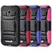 Motorola Moto G (3rd Gen, 2015) Rugged Case - Fosmon [STURDY] Shell Holster Case with Kickstand for Motorola Moto G (3rd Gen, 2015) - Black