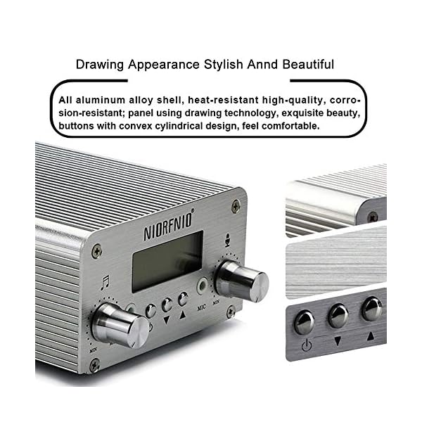 Transmisor Fm 15w Estereo USB Bluetooth PC Control - Imagen 7