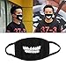 Mouth Mask,MagicFour Cotton Mask,Black Fashion Cool Anime Teeth Mouth Mask for Boys Girls