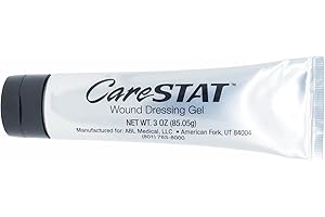 CareSTAT First Aid Kit Gel | 32 PPM Silver Healing Wound Dressing Solution | SilverSol Ag₄O₄ Nano Particles Up to 10x More Powerful Than Other Silver Products | FSA HSA Approved Products | 3 oz